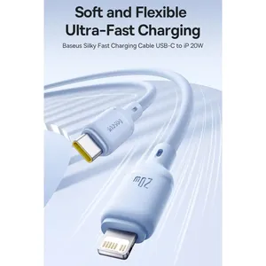 Baseus Silky Series PD 20W Soft and Flexible Fast Charging Cable