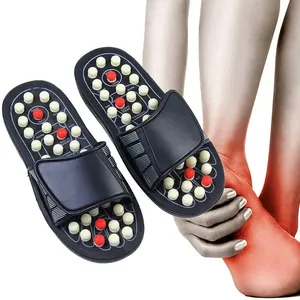 Anti-Slip Acupressure Therapy Slippers ΓÇô Foot Acupoint Activating Massage Shoes