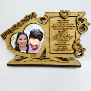 Customized Love heart Wooden Birthday Gift With Your Text For anniversary gift wedding gift lover gift valentine gift birthday gift Christmas Gift new