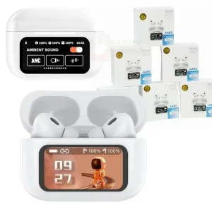 TWS Bluetooth Headphones Wireless Headset ANC/ENC SportEarbuds LED Display Double dark Noise Reduction Touch Control AirPods Pro2 ANC/ENC
