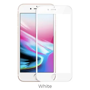 5D Full Screen Edge-to-Edge Curved Tempered Glass White