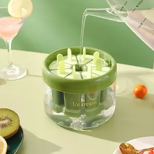 8-Piece Reusable Popsicle Mold Set ΓÇô Homemade Ice Cream Maker
