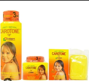 Caratone 215ml body lotion+135ml cream and soap