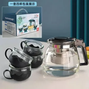 Brora 5-Piece Glass Tea Set with Infuser