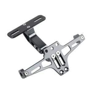 Universal CNC Aluminum Adjustable Motorcycle License Plate Bracket (Fender Eliminator Kit)