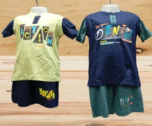 T-Shirt & Shorts Set ├ó┬Ç┬ô Cotton Material | Age 1.5 to 2.5 Years | Made in India
