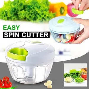 Easy Spin Cutter ΓÇô Multi-Functional Manual Food Chopper & Vegetable Slicer