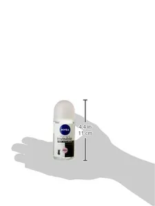 NIVEA 50ml Invisible Black And White Clear Roll On Anti Perspirant Deodorant original 1 Count