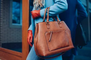 Modeling hand bag