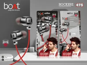 boAt Rockerz 475 In-Ear Wired Earphones with Mic