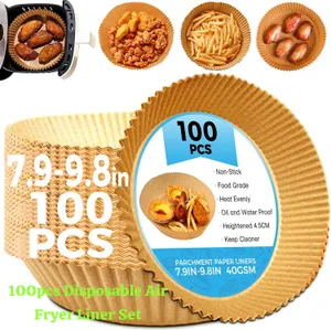 100pcs Disposable Air Fryer Liner Set