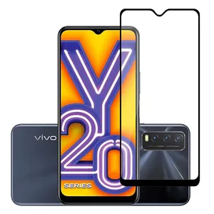 9H Full Glue Edge-to-Edge Tempered Glass for Vivo Y20