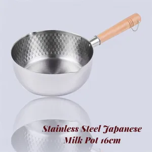 Japanese Stainless Steel Milk Pot 16cm