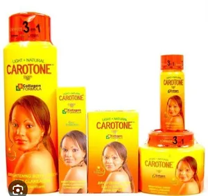 Caratone 135ml cream+body lotion 215ml+soap+serum and sun cream pack