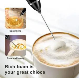 EIMELI Handheld Milk Frother ΓÇô USB Rechargeable Electric Foam Maker & Drink Mixer