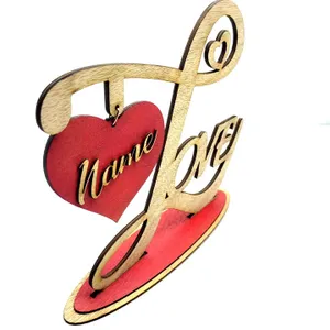 Customized Wooden Gift With Your Name & Wishes For Happy Birthday gift anniversary Gift wedding gift lover gift valentine gift Any Occasion New produc