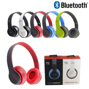 P47 Wireless Bluetooth Headphones ΓÇô Hi-Fi Bass with Noise Cancelling & Mic