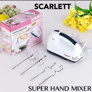 Scarlett 7-Speed Electric Hand Mixer ΓÇô Professional Baking & Prep Tool