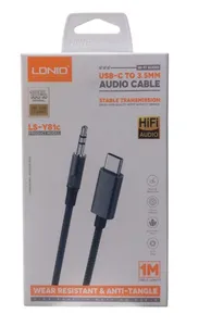 LDNIO LS-Y81c Premium USB-C to 3.5mm Aux Hi-Fi Audio Cable