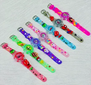 LED Analog Rubber Strap Watch for Kids ├ó┬Ç┬ô Fun & Durable Design