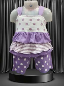 Suit Kite – 2 Piece Cotton Set for Baby Girls (Age 5M to 1Y)