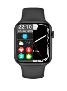 Germany Full Touch IP68 Waterproof Bluetooth Smartwatch Black