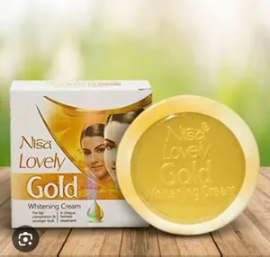 Nisa Lovely Gold Beauty Cream Cleans Pimples Wrinkles Mark Original