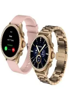 Haino Teko Germany Smart Watch RW16 Bluetooth HD Calling with Two Set Strap and One Analog Watch For Ladies and Girls (2 Straps in 1)