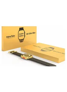 Smart Watch Germany Haino Teko G9 Ultra Max with NFC Always on Display Wireless Charging for Men's and Women's Golden Edition
