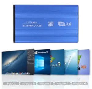 【China 】 2.5 III II I to USB3.0 HDD SSD Tool External Hard Drive Case Super Speed for Windows
