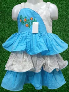 Girls’ Cotton Frock – Soft & Comfortable (Age 2 to 3 Years)