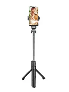 XT-02 Mobile Stand with Selfie Stick & Tripod | Aluminum Bluetooth Remote Control Selfie Stick