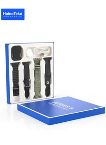 Haino Teko Germany T87 Max Series 9 HD Full Screen Smart Watch with 4 Set strap and Wireless Charger for Men's and Boy's