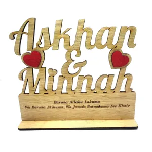 Customized Wooden Gift With Your Name & Wishes For Happy Birthday gift anniversary Gift wedding gift lover gift valentine gift Any Occasions New
