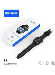 Smart Watch With 2 Pairs Strap S1 Black