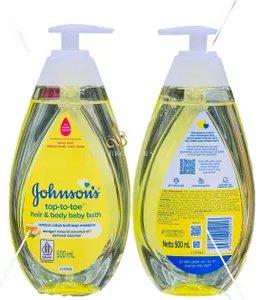 JOHNSON'S Top-To-Toe® Hair and Body Baby Bath 500ml