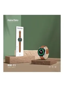 Haino Teko Smart Watch Brown Silver