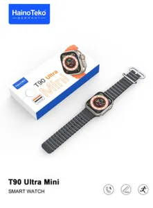 Haino Teko T90 Ultra Mini Smart Watch with Two Set Strap and Wireless Charger 45mm