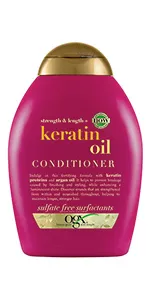 OGX STRENGTH & LENGTH KERATIN OIL CONDITIONER - Conditioner-thanushiya