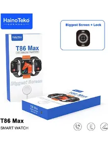 Smart Watch With Big Screen And 2 Pair Strap T86 Max
