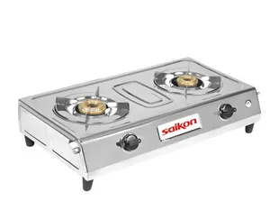 Saikon Silver Stainless Steel Gas Stove