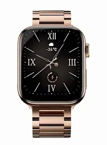 Germany G8 Mini Smart Watch with Two Set Strap 41mm HD Smart Display Rose Gold Edition Wireless Charger and Beautiful Bracelet For Ladies